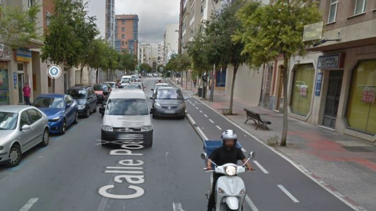 Captura de pantalla de la calle en la que ha ocurrido el atropello.