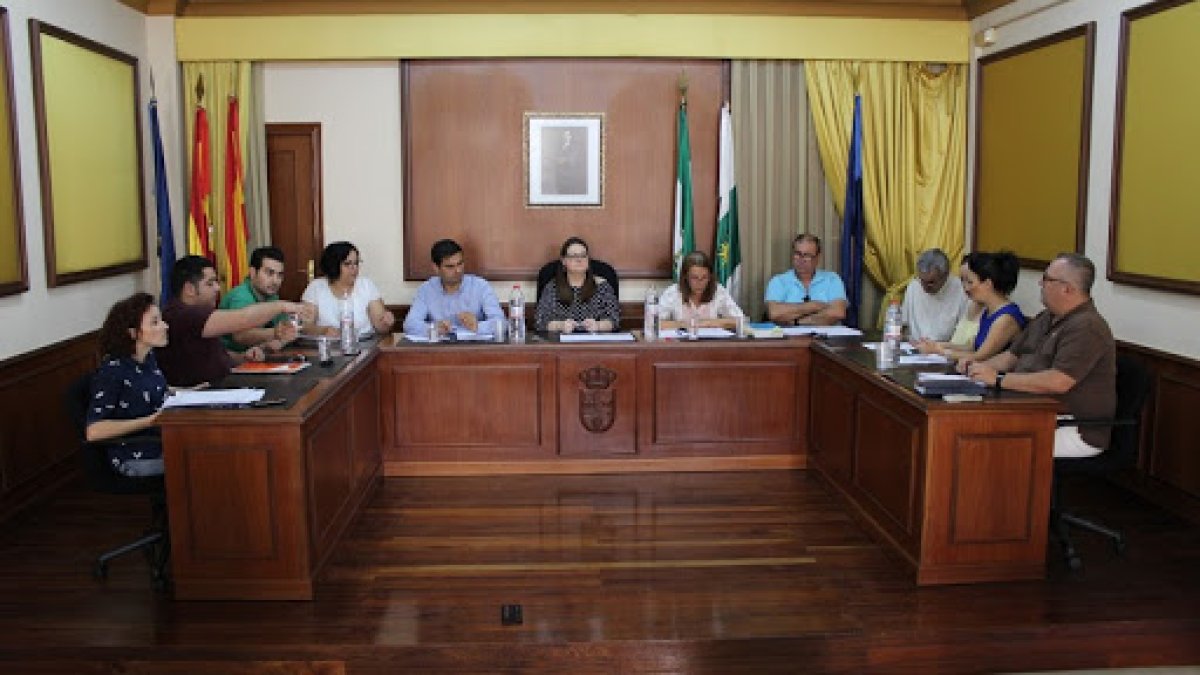 Foto de archivo de un pleno del Ayuntamiento de Turre.