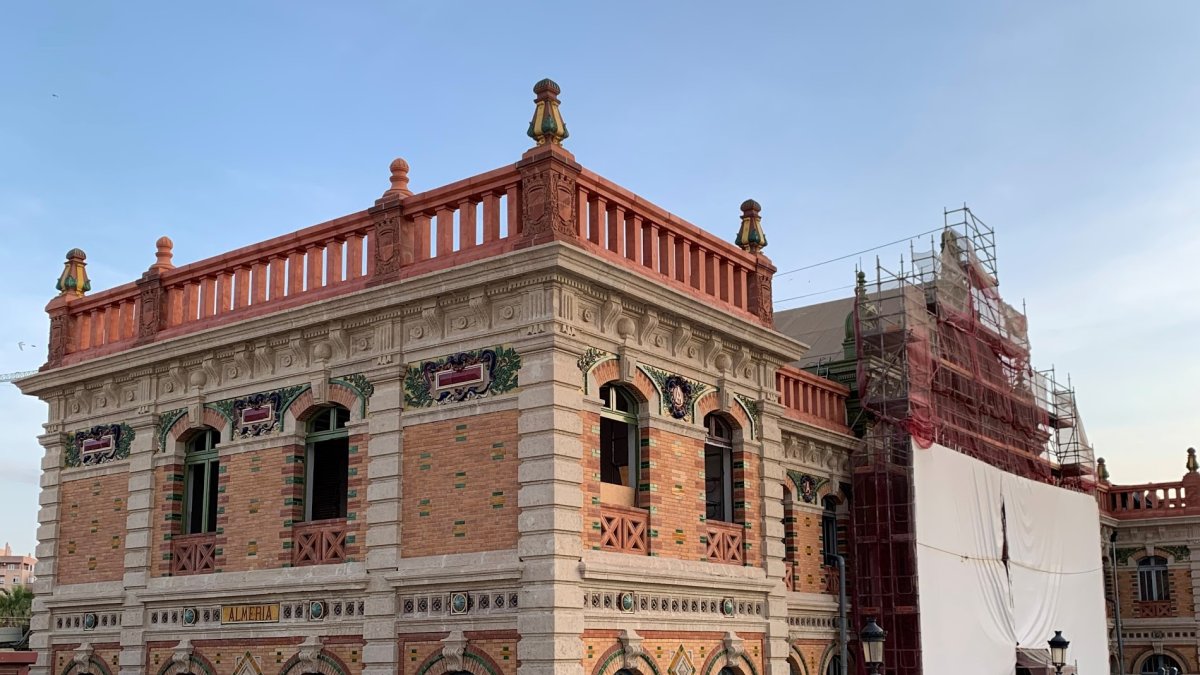 Imagen de archivo de las obras realizadas en el edificio.