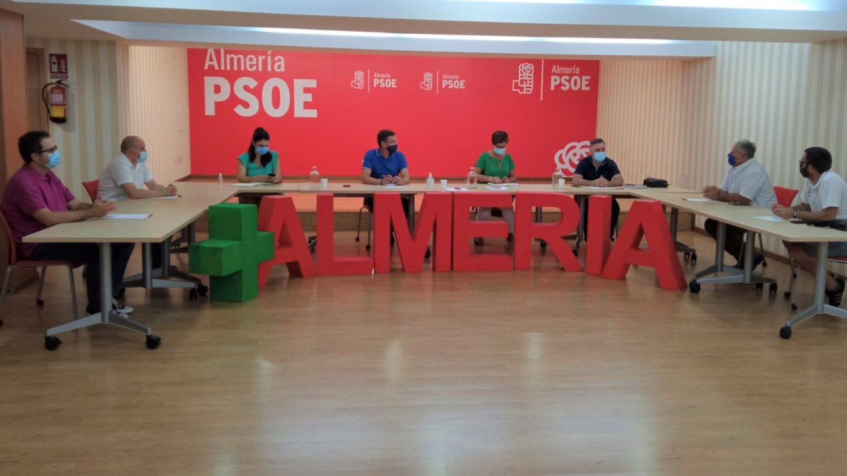 Imagen de la reunión mantenida.