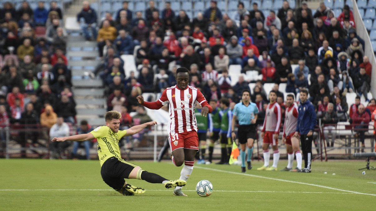 Raúl Guti en El Mediterráneo con el Real Zaragoza la pasada Liga.