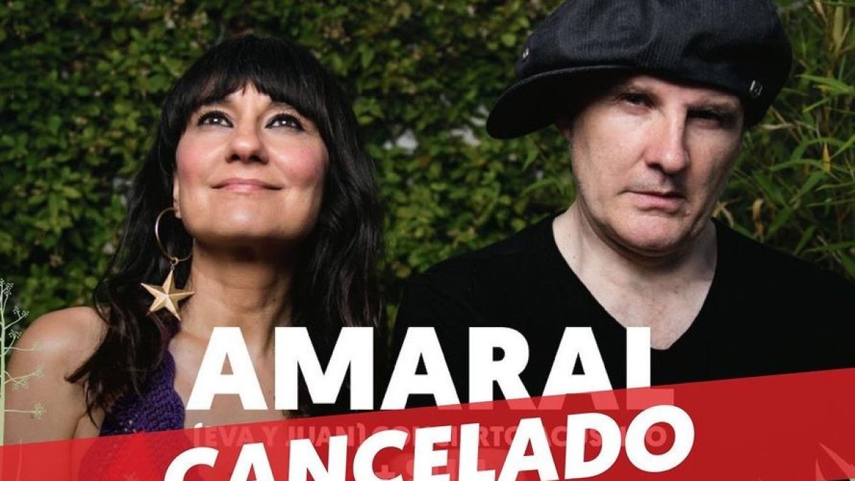 El concierto de Amaral es uno de los afectados por la cancelación del ciclo.