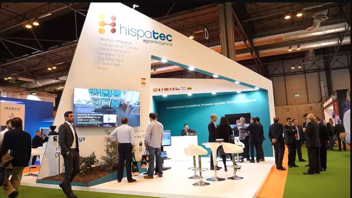 Stand de Hispatec en la última edición de Fruit Attraction.