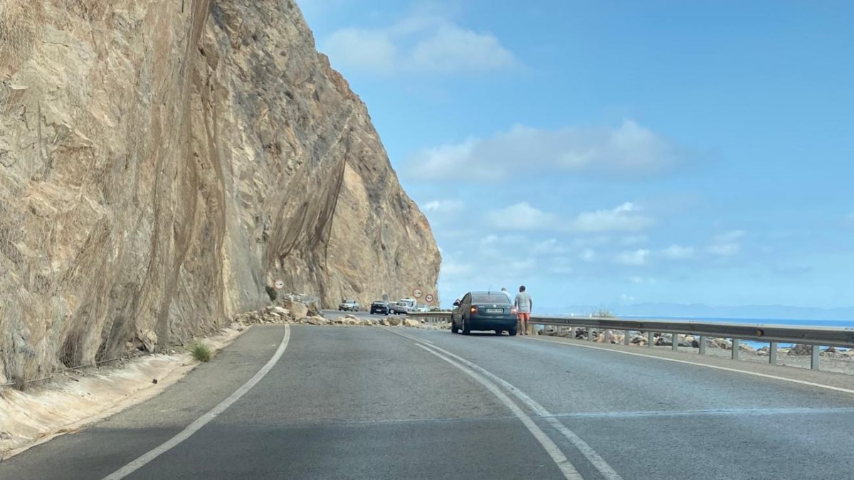 Nuevos desprendimientos en El Cañarete.