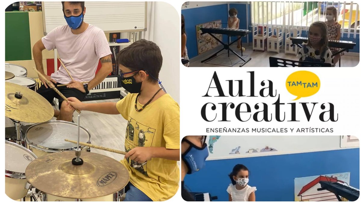 Las enseñanzas musicales con mas ritmo en Aula Creativa de Música Tam Tam.