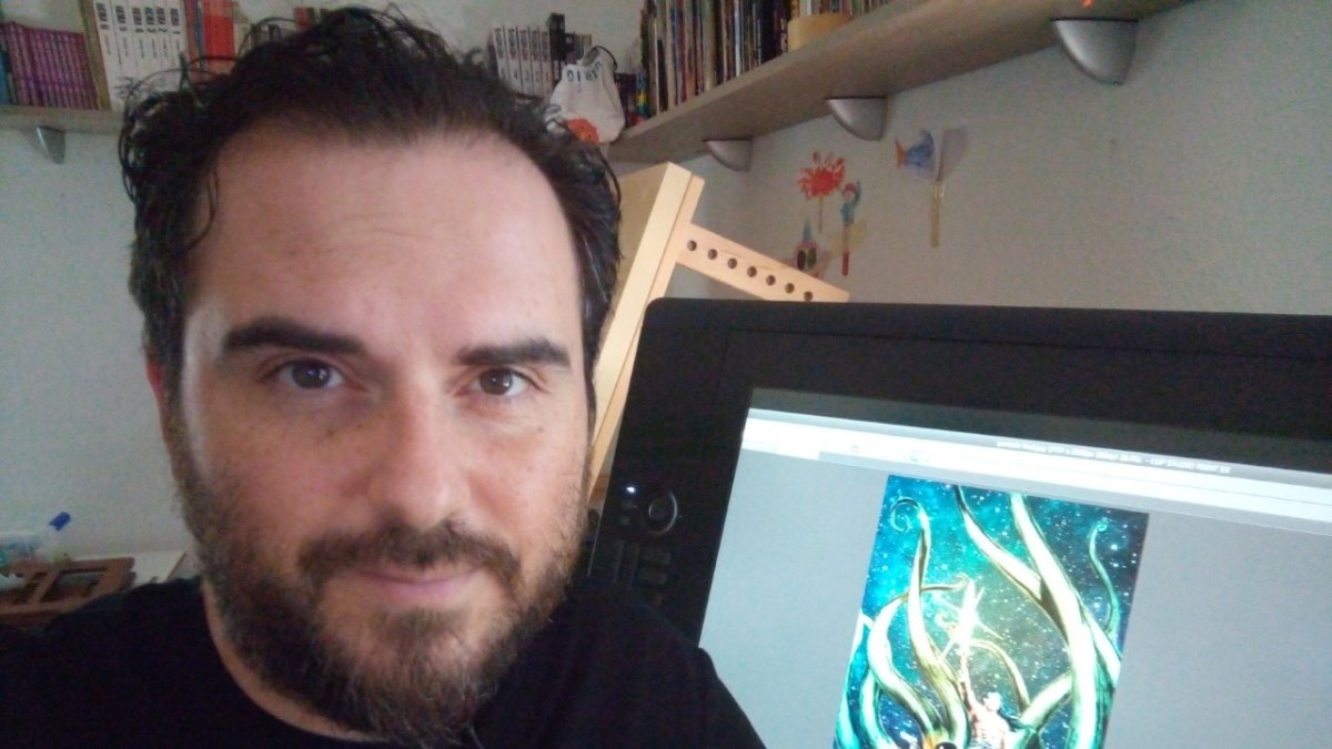 J. J. Alonso, autor del cómic que une a Conan y a Cthulhu.