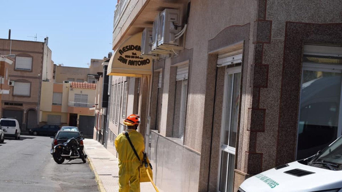 Una de las imágenes de la residencia San Antonio compartida por el alcalde de Vícar.