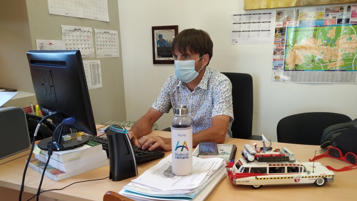 El concejal de Deportes y Medioambiente, Jesús Pomedio.