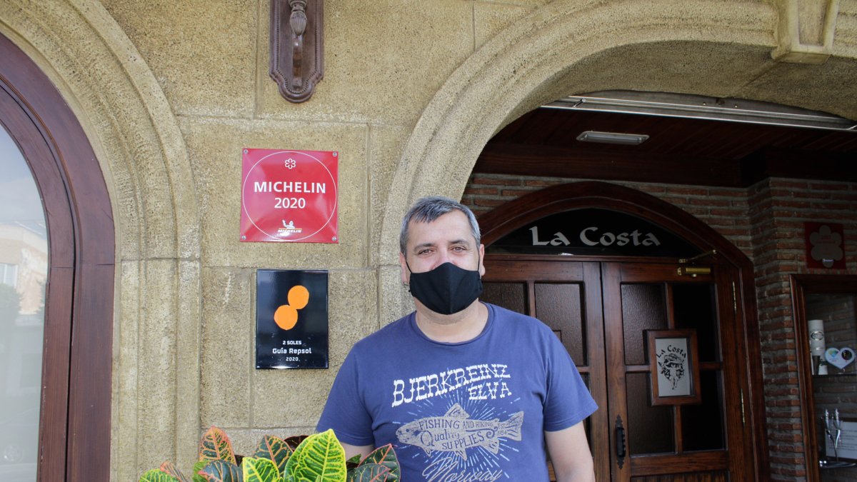 José Álvarez, Estrella Michelín y chef del Restaurante La Costa.