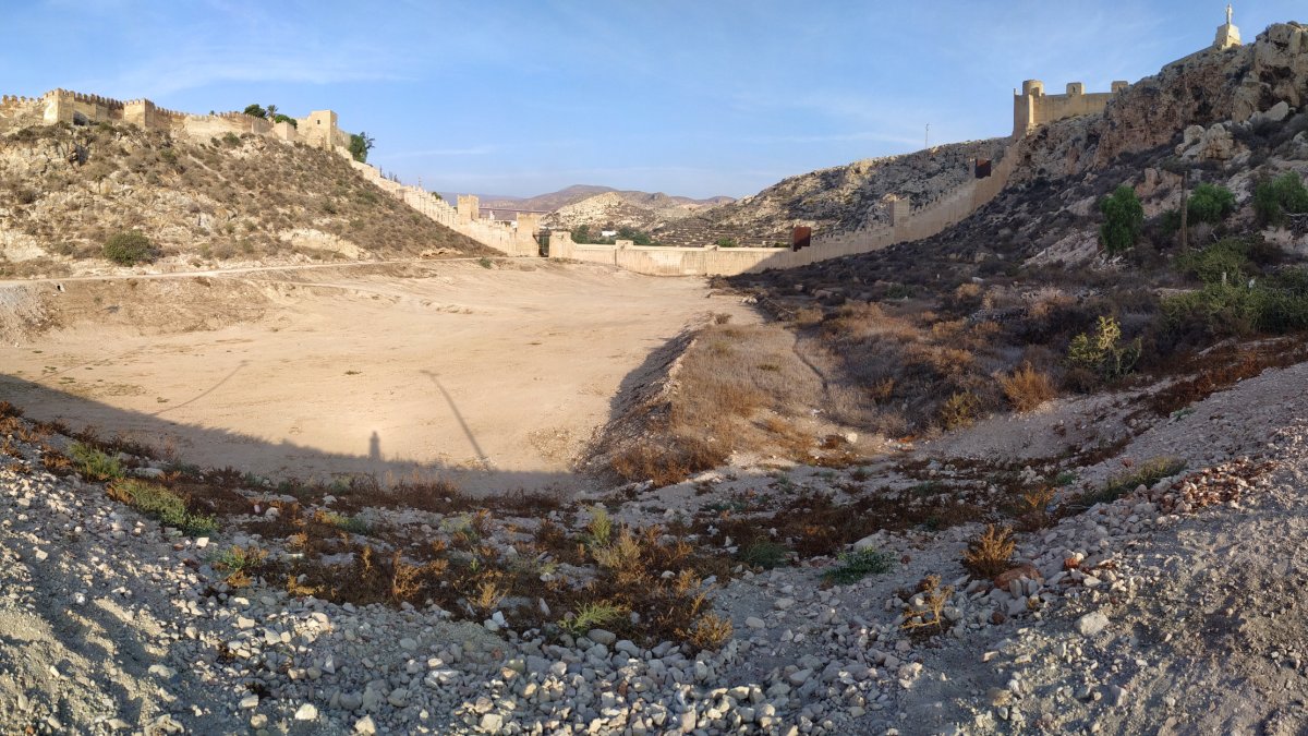 Vista general de La Hoya, justo la zona en la que se realizará el parque