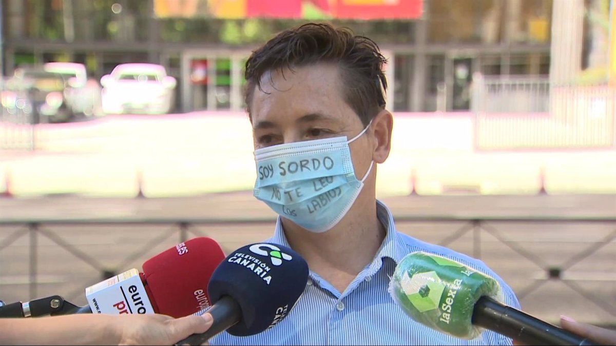 Las personas sordas tienen otra barrera más en la mascarilla.