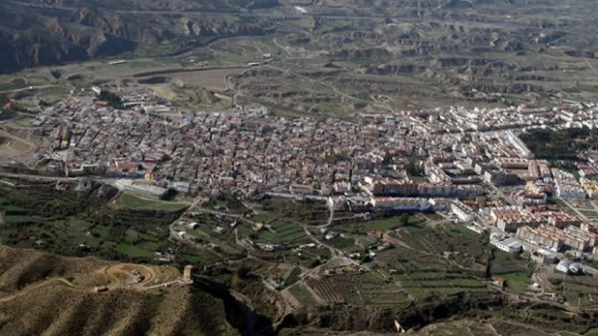 Vista general del municipio almeriense de Huércal Overa.
