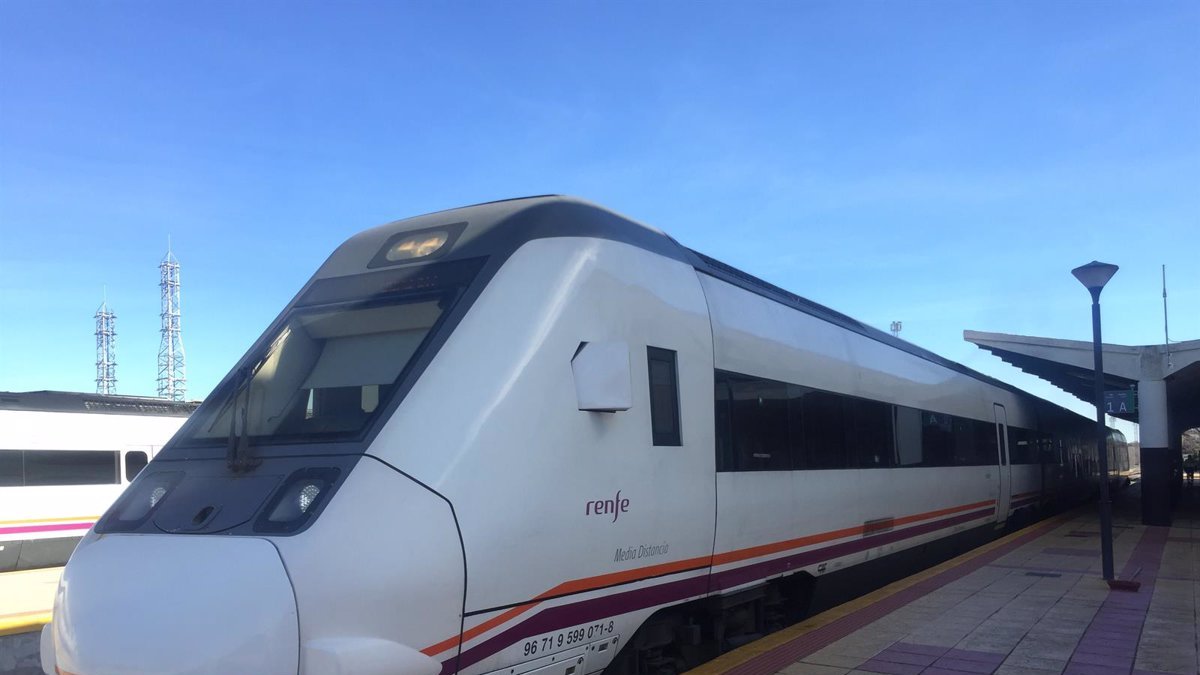 Un tren de los que conectan Madrid y Almería.