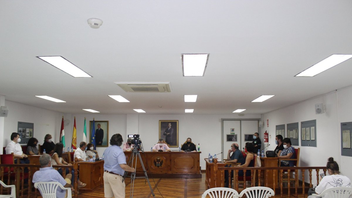 Pleno del Ayuntamiento de Pulpí, celebrado el pasado día 17 de septiembre.