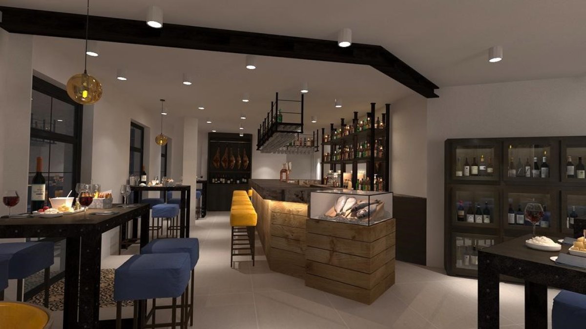 Interior de Casa Sevilla con mobiliario nuevo.