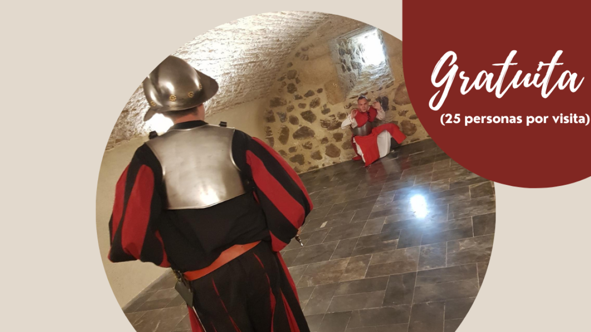 Cartel de la visita teatralizada al Castillo de San Andrés.
