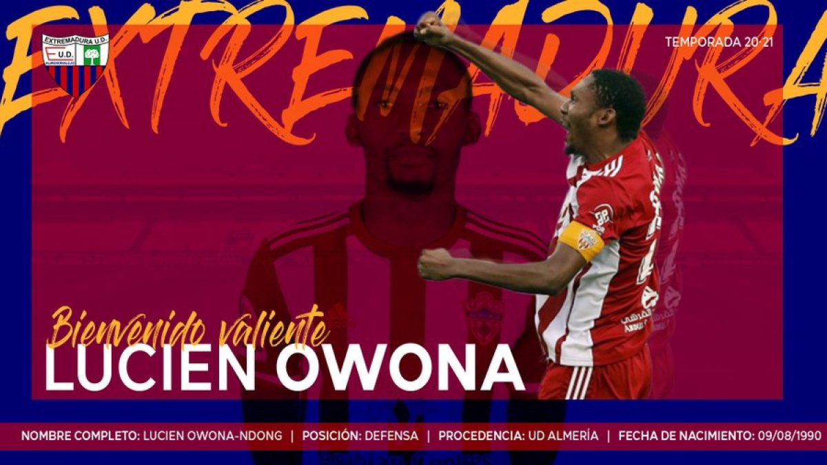 Lucien Owona vestirá de azulgrana en el Francisco de la Hera.