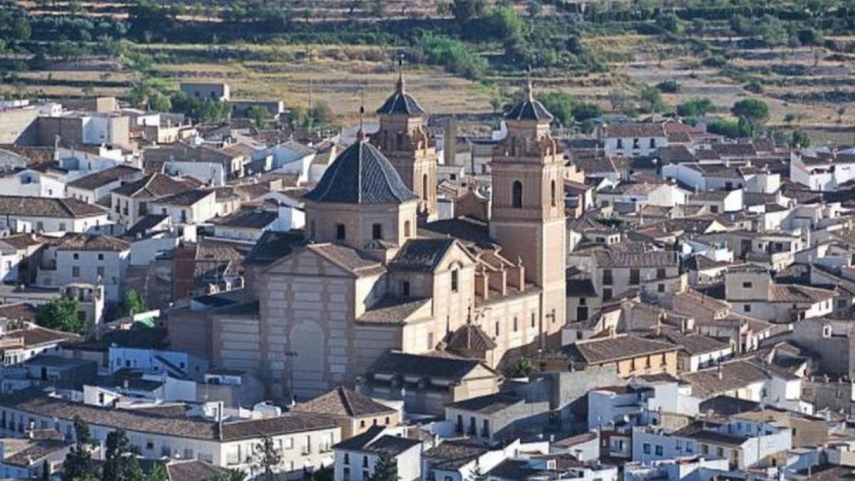 Vista del municipio de Vélez Rubio.