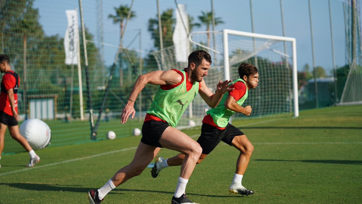 Peybernes y Albiar en un entrenamiento en Marbella.