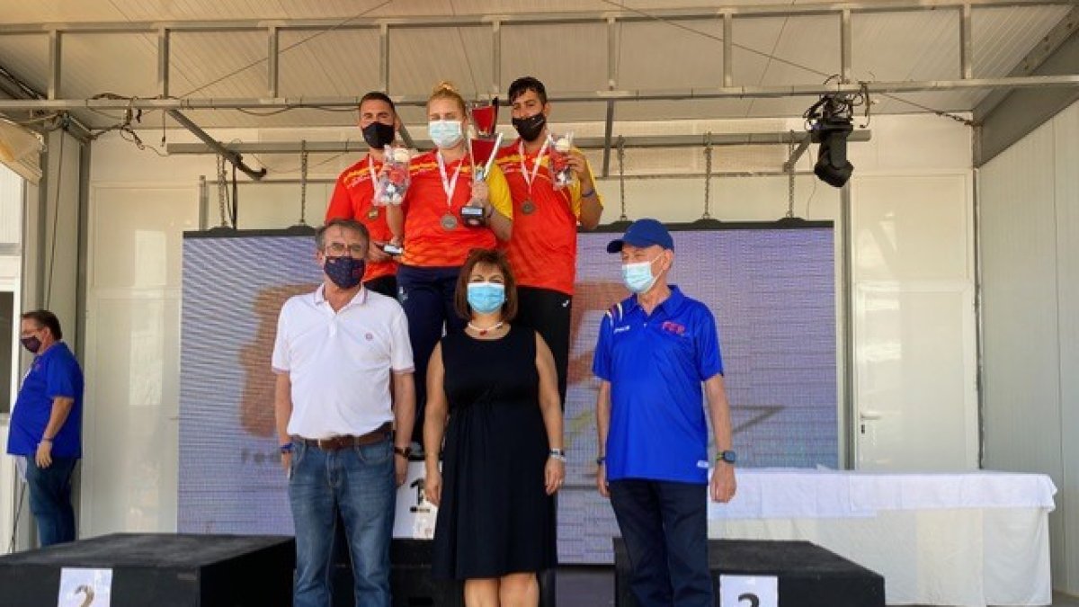 El podio final del gran evento nacional.