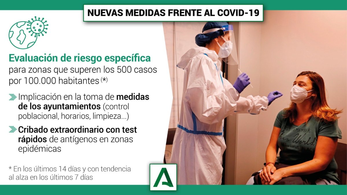 Cartel informativo de la Junta.