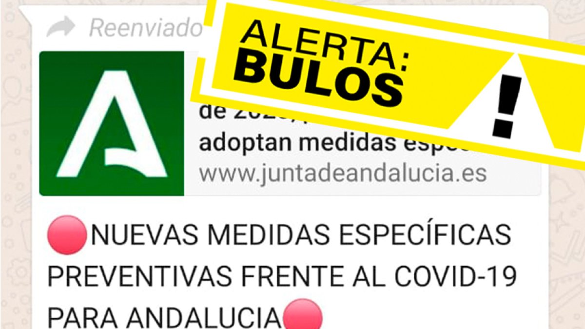La Junta desmiente un nuevo bulo.