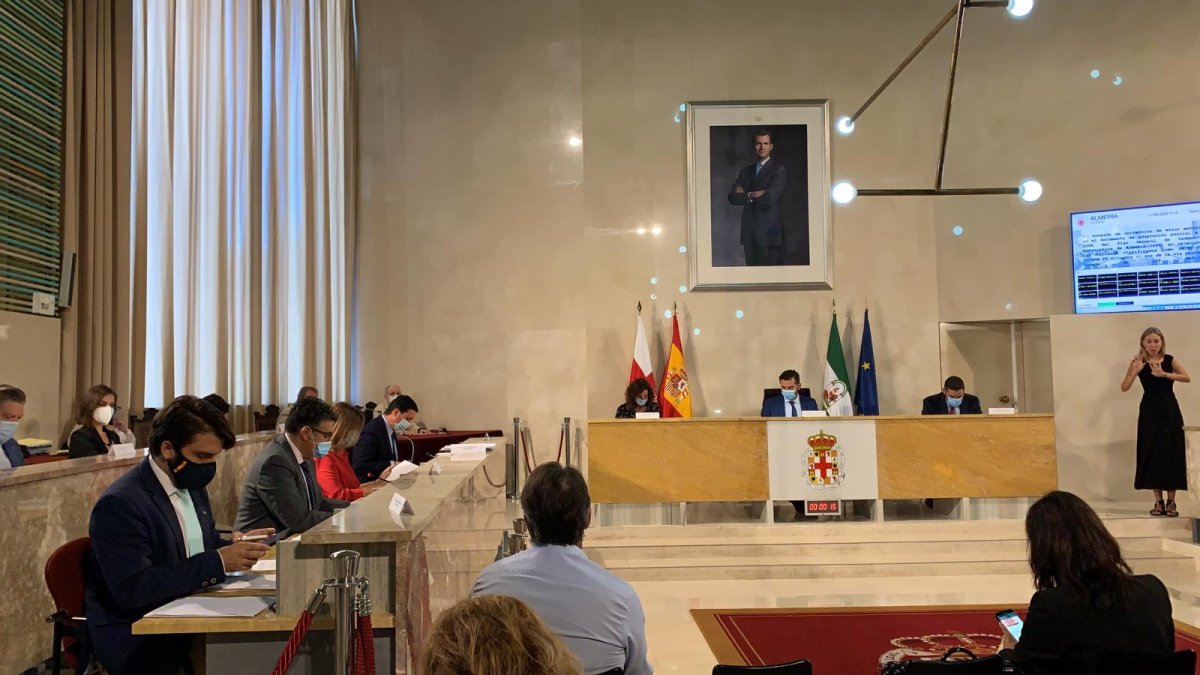 Portavoz del Grupo Municipal de Ciudadanos (Cs) en el Ayuntamiento de Almería, Miguel Cazorla.