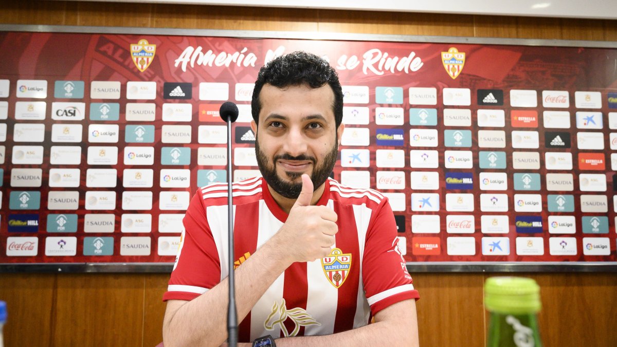 Turki Al-Sheikh, presidente del Almería.