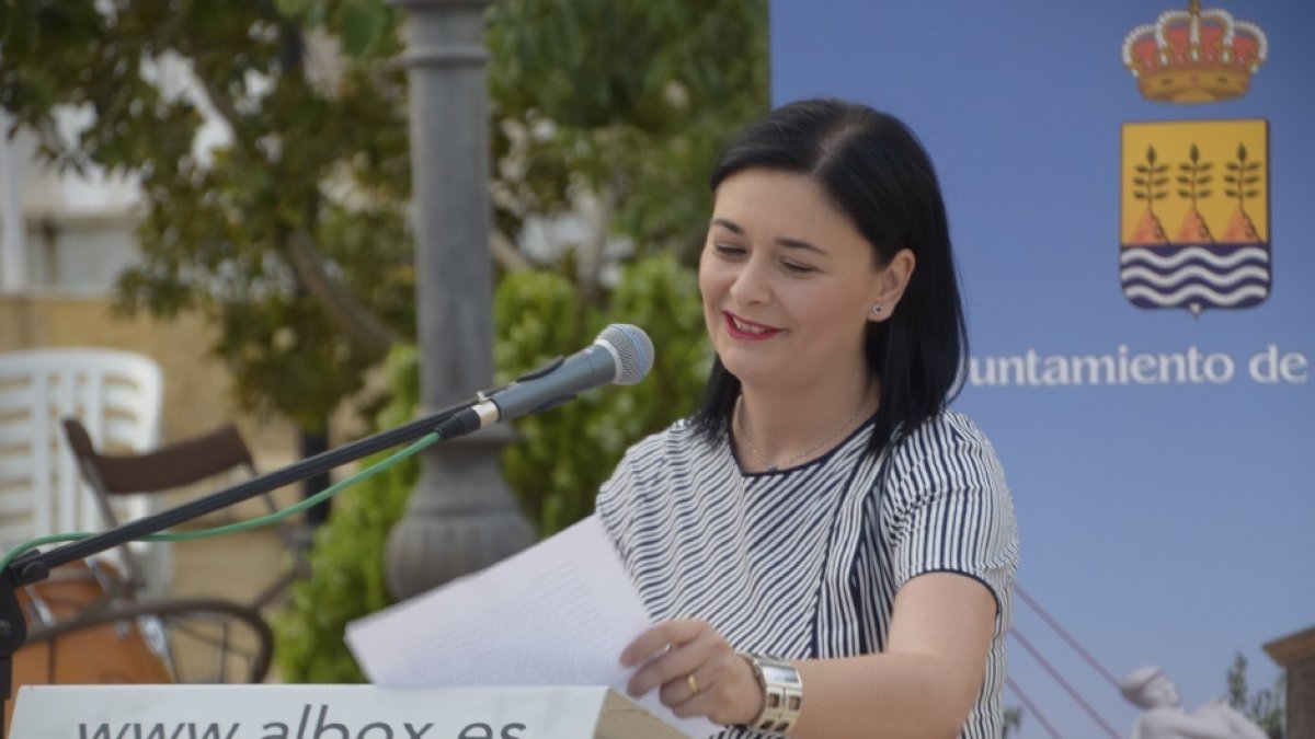 La concejal de Cultura de Albox hasta este martes, María Dolores Fiñana.