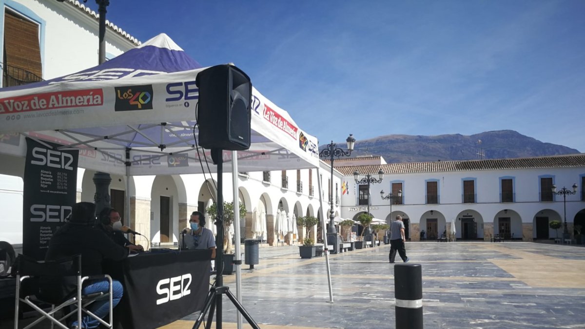 El programa se emitió desde la Plaza Porticada.