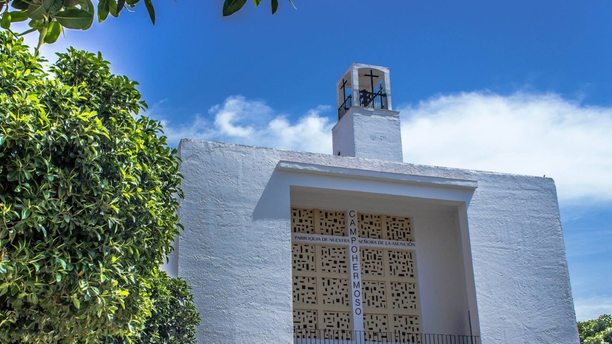 La parroquia de la Asunción de Campohermoso.