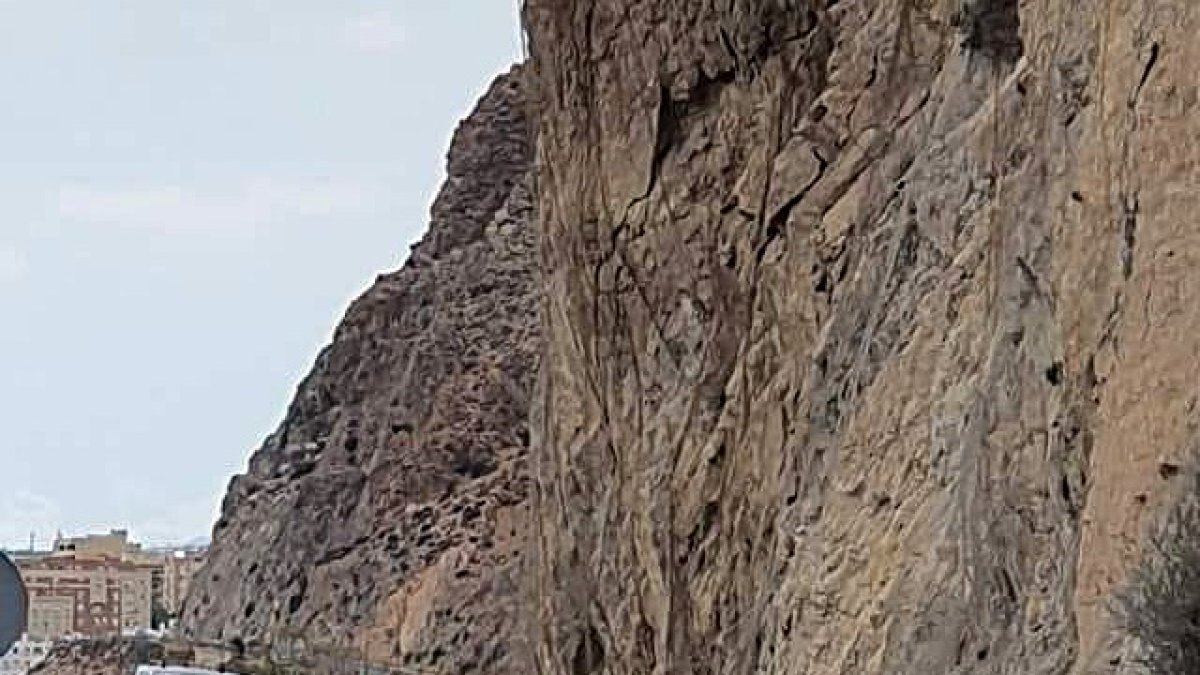 Imagen de archivo del último desprendimiento en El Cañarete, el pasado 7 de septiembre.