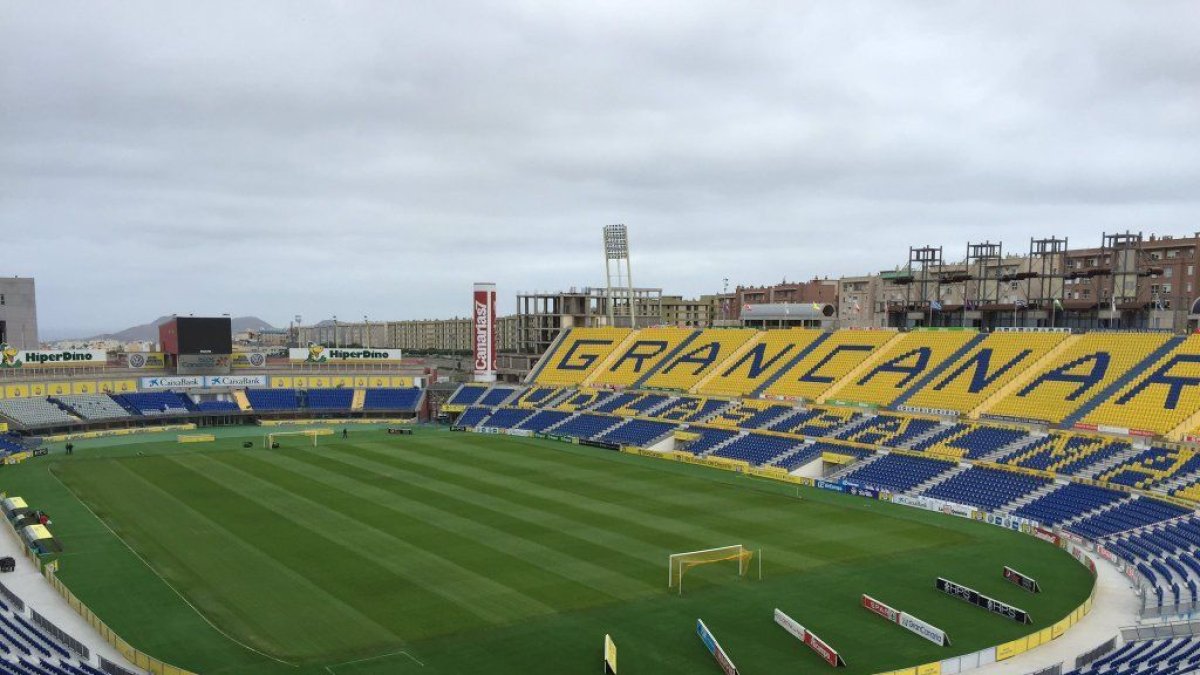 El Estadio de Gran Canaria espera al Almería este sábado.