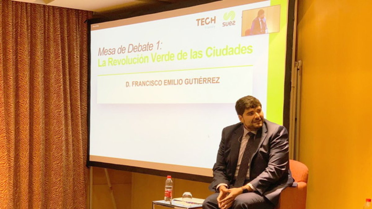 Francisco Gutiérrez durante su participación en el evento.