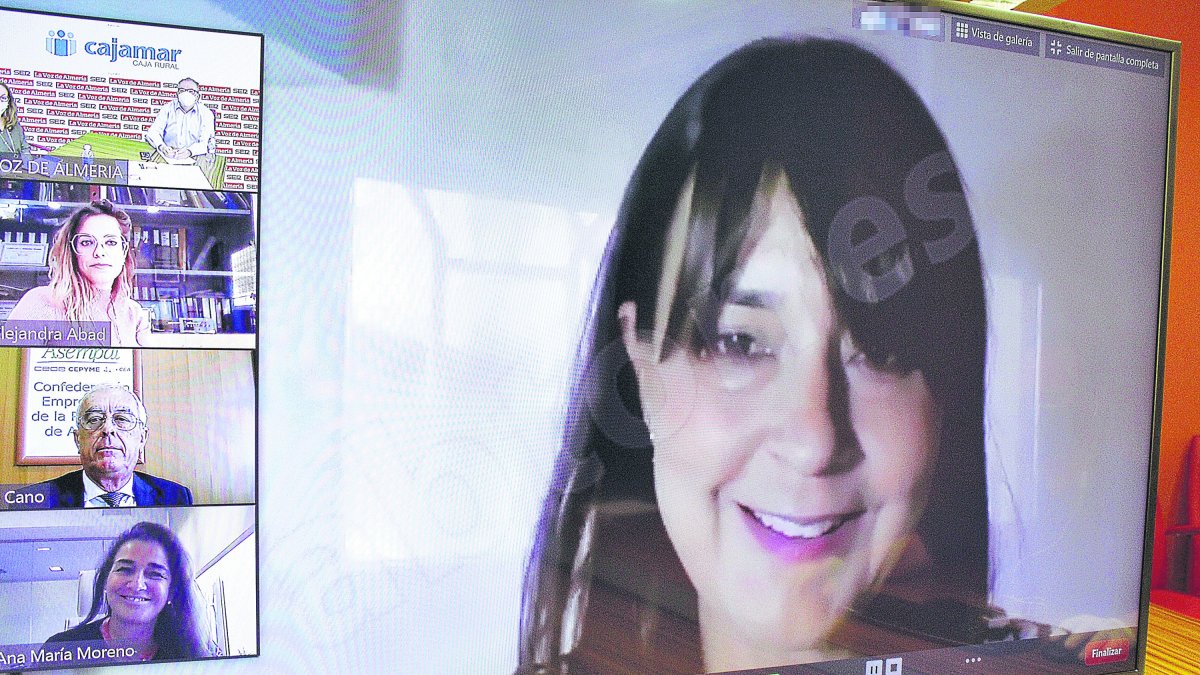 Eva Giménez, empresaria de comercio, hostelería y servicios.