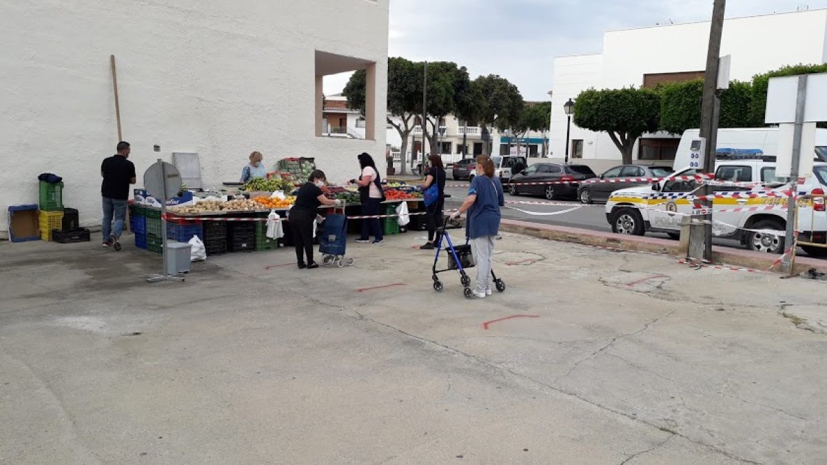 El mercadillo de Los Gallardos fue uno de los primeros de la provincia en volver el pasado mes de mayo.