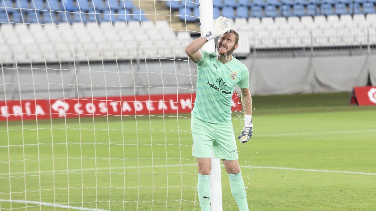 El portero del Almería.
