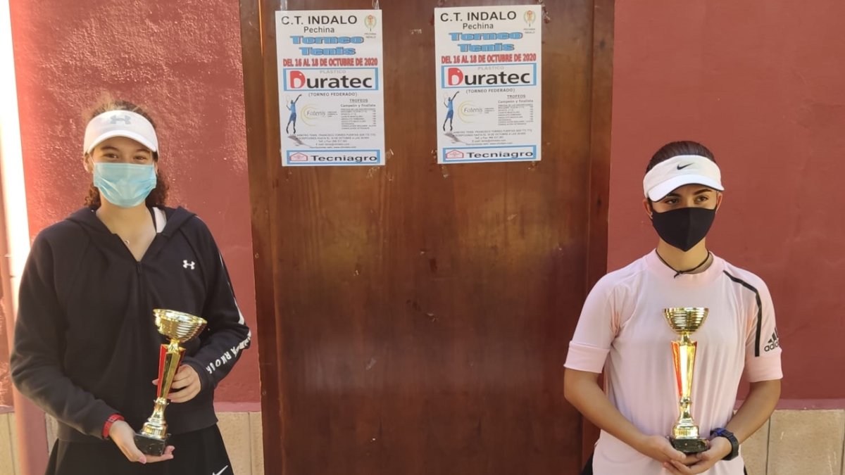 Finalistas de la categoría cadete femenina.