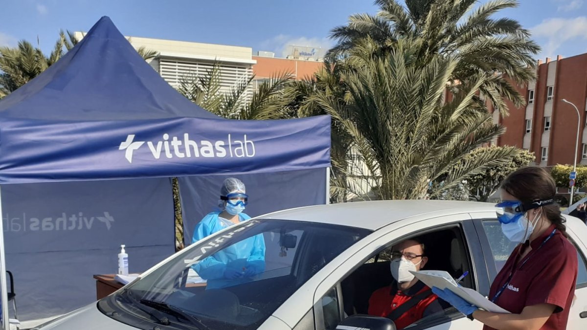 Autocovid Vithas Almería.