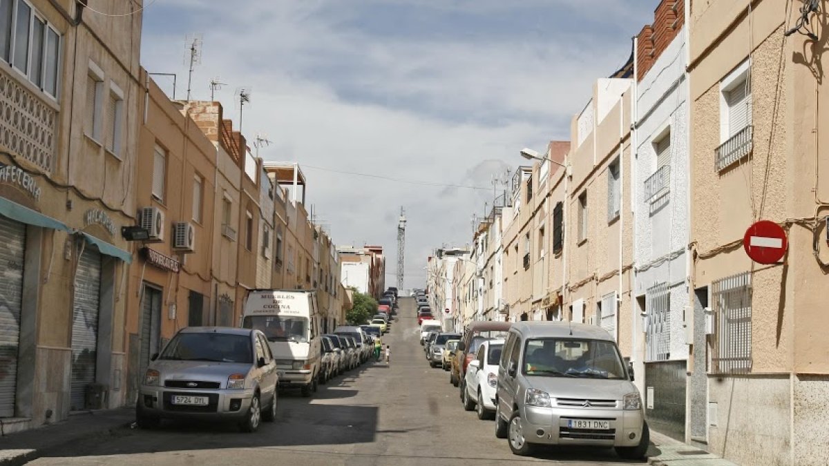 Imagen de archivo de una calle de la capital que sufrió cortes el año pasado.