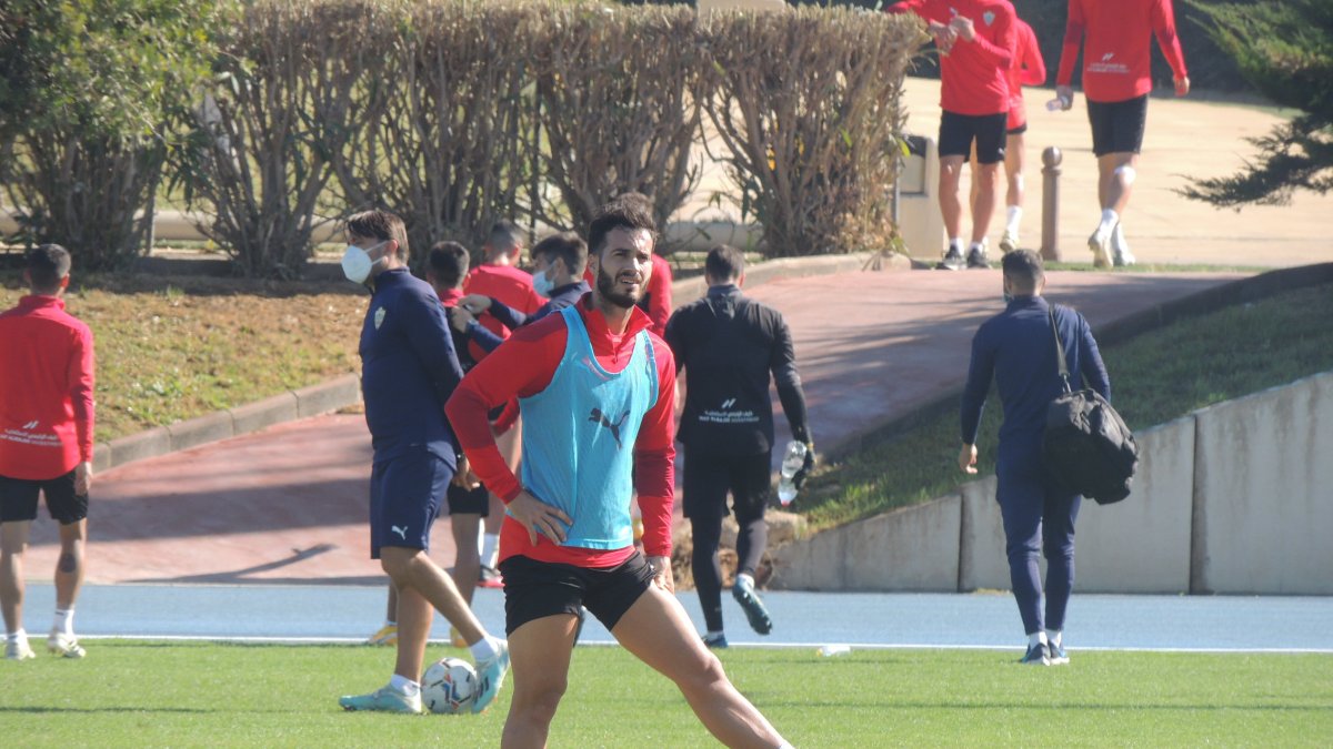 Lazo este lunes en el campo Anexo.