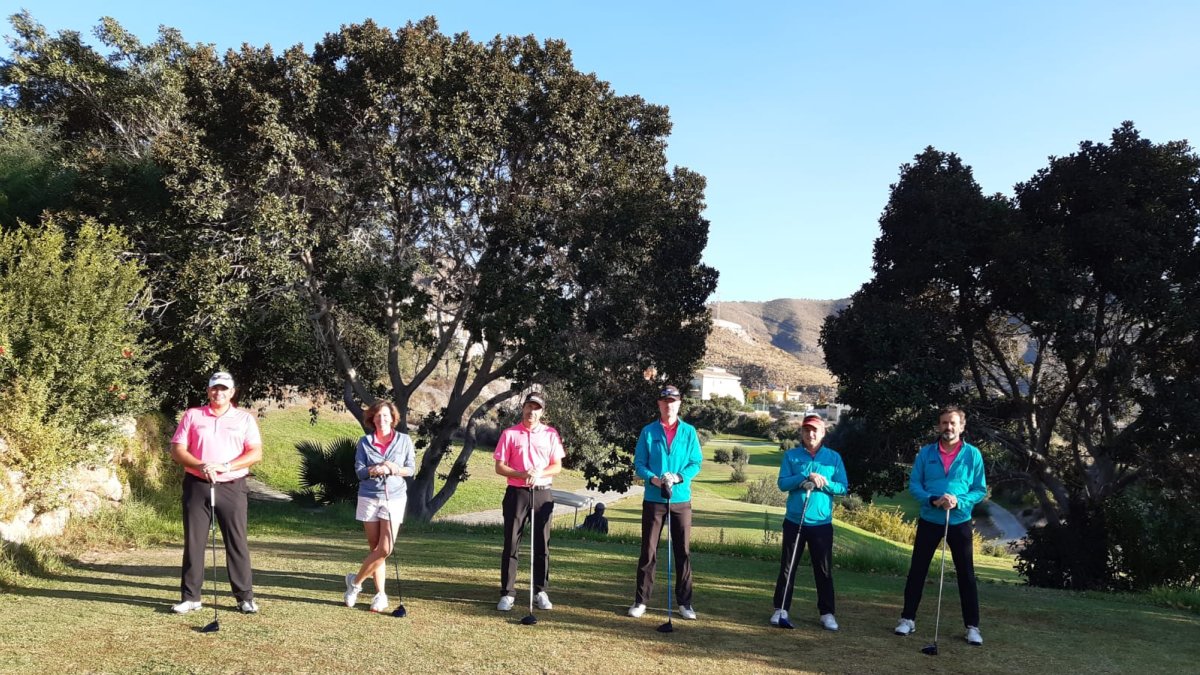 El equipo del Golf Center Almería.