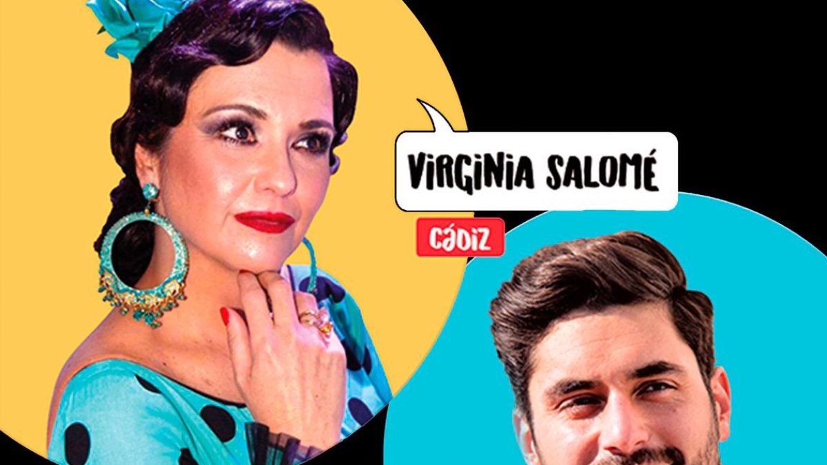 Detalle del cartel del espectáculo que viene a Almería.