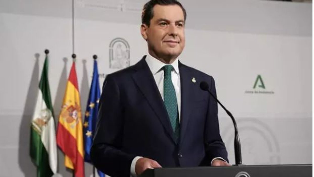 El presidente de la Junta de Andalucía, Juanma Moreno.