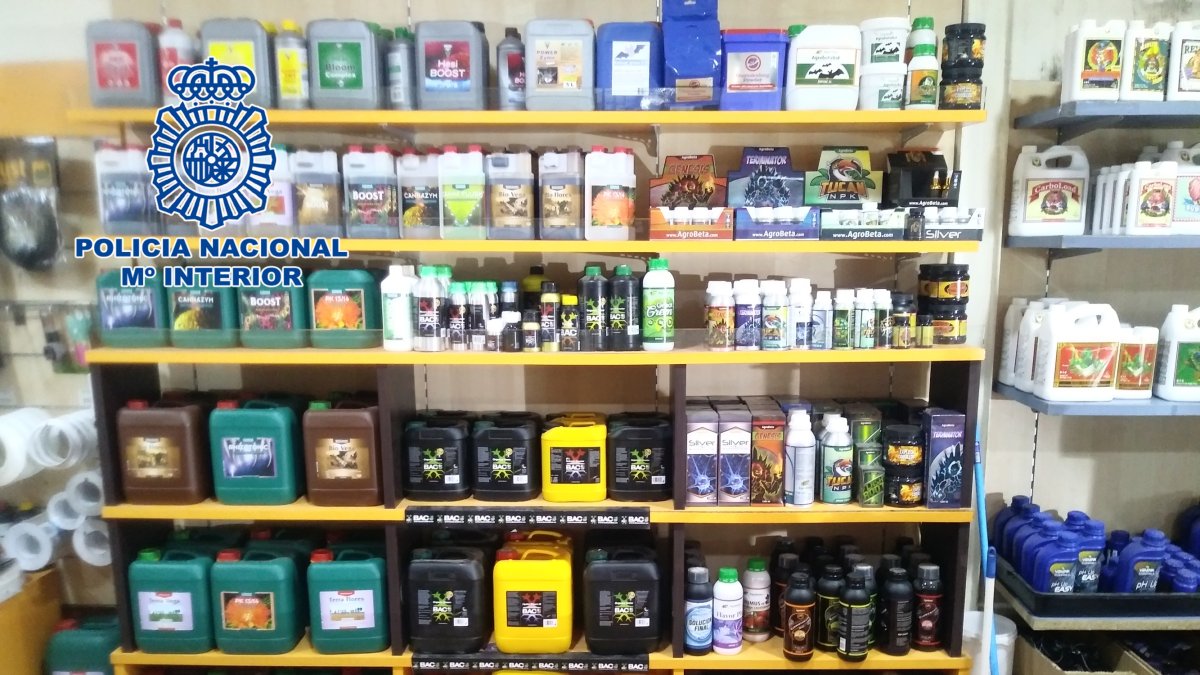 Almacén registrado en la Operación Amnesia (Foto: CNP)