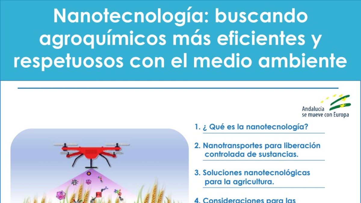 Las investigaciones de Ifapa utilizan la nanotecnología.