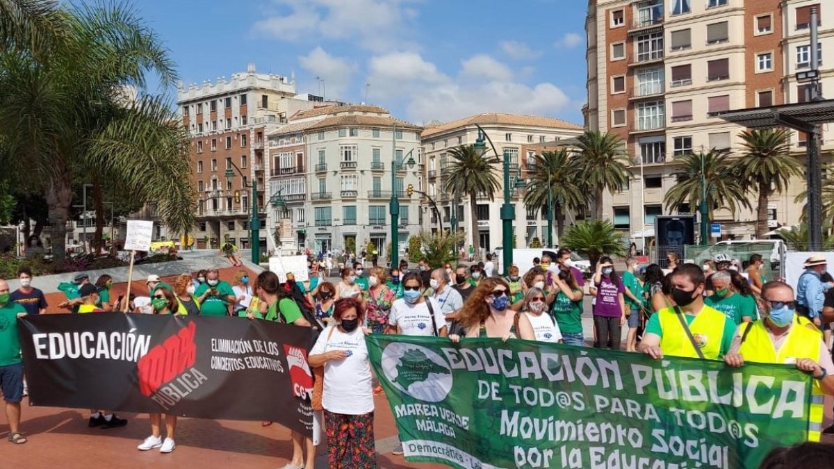 La huelga ha sido convocada por Marea Verde Andalucía.