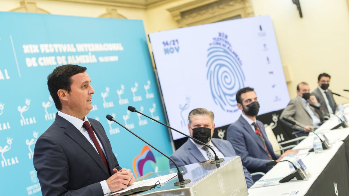 Presentación de Fical 2020, esta mañana en el Patio de Luces de Diputación.