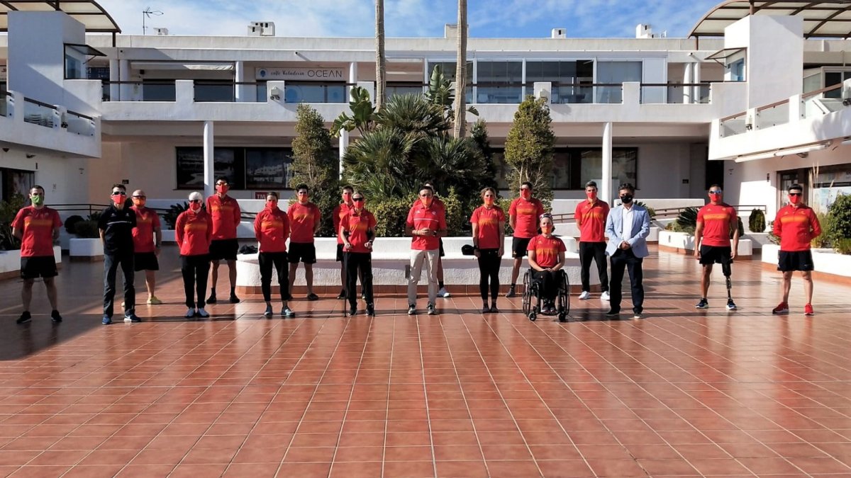 La Selección Española de Paratriatlón ya está en Pulpí.