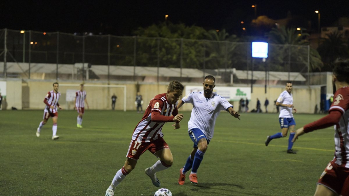 José Corpas en el partido contra el Tamaraceite el año pasado.